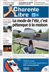 Portada de Charente Libre (Francia)