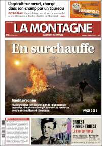 Portada de La Montagne (Francia)