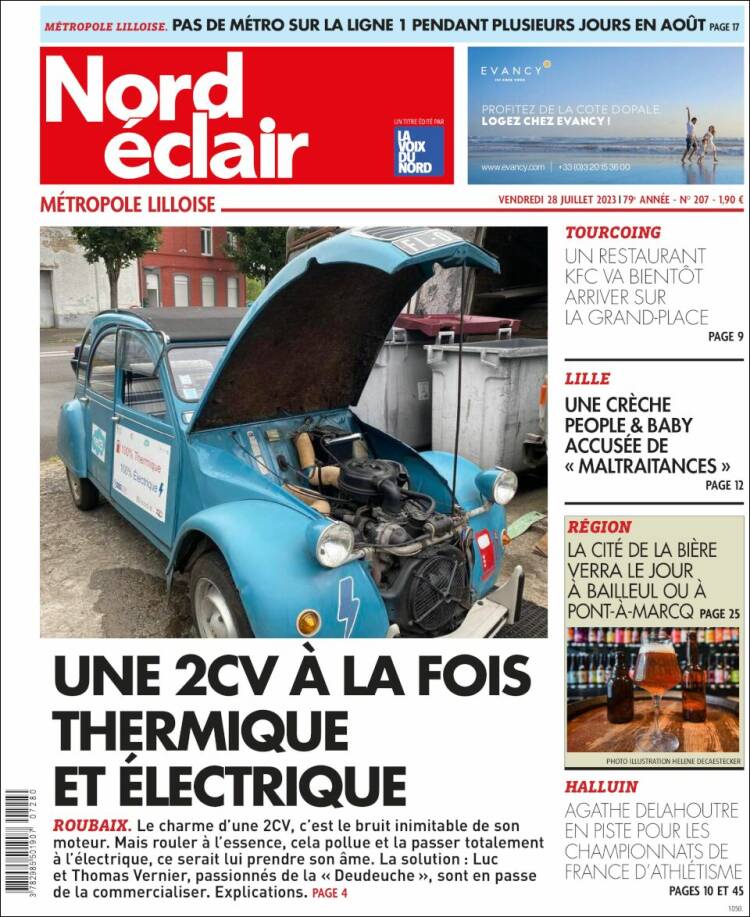 Portada de Nord Éclair (Francia)