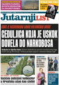 Portada de Jutarnji List (Croacia)