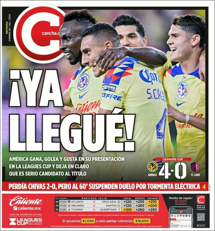 Portada de Cancha (M&eacute;xico)