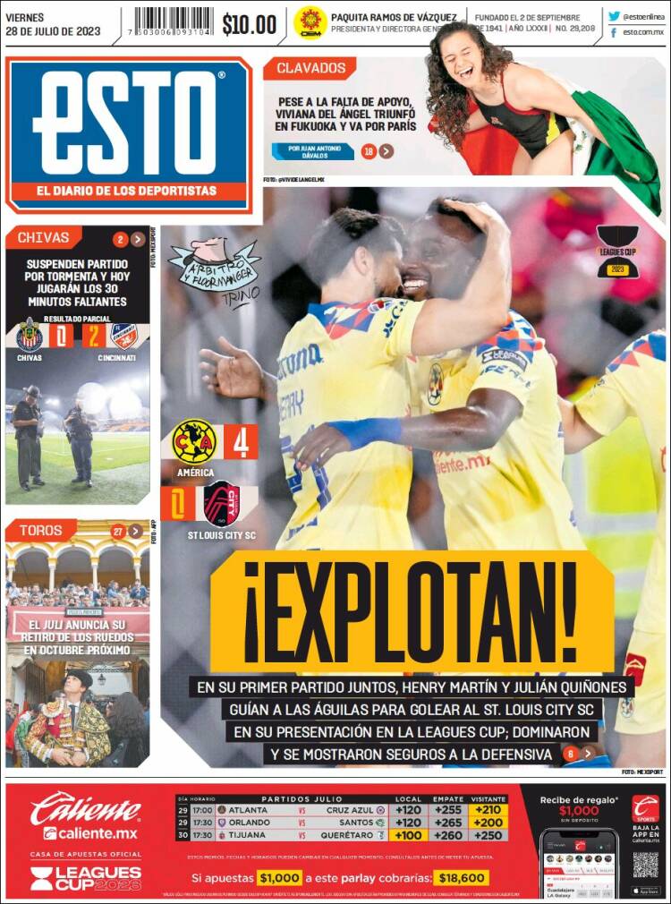 Portada de Esto (M&eacute;xico)