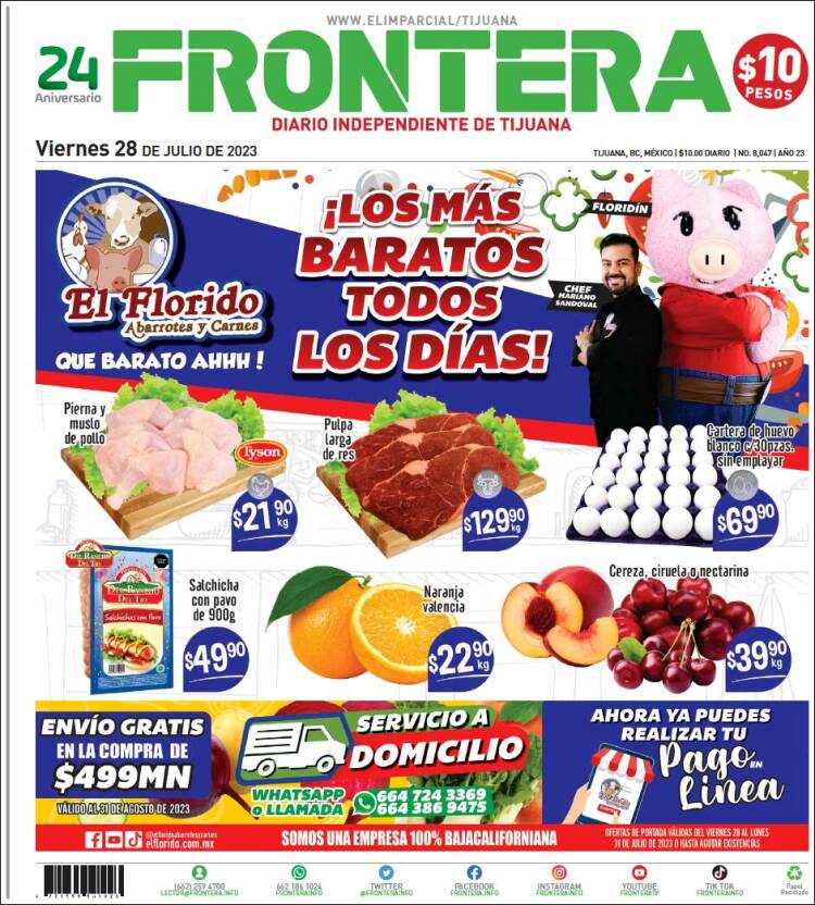 Portada de Frontera (M&eacute;xico)