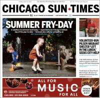 Portada de Chicago Sun-Times (USA)