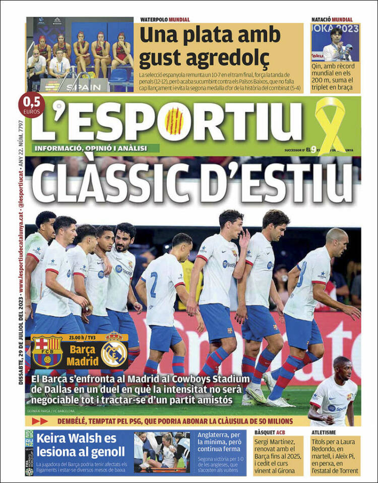 Portada de L'Esportiu (España)