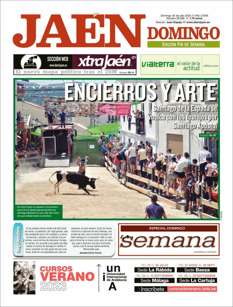 Portada de Diario Jaén (España)