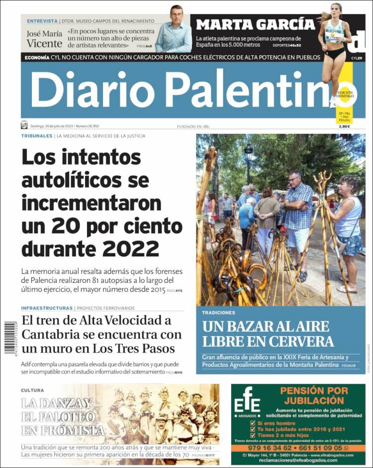 Portada de Diario Palentino (España)