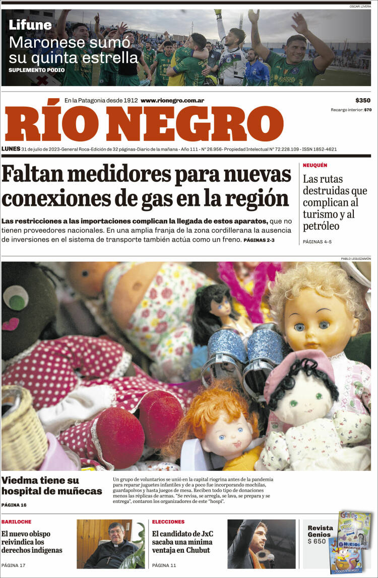 Portada de Rio Negro (Argentina)