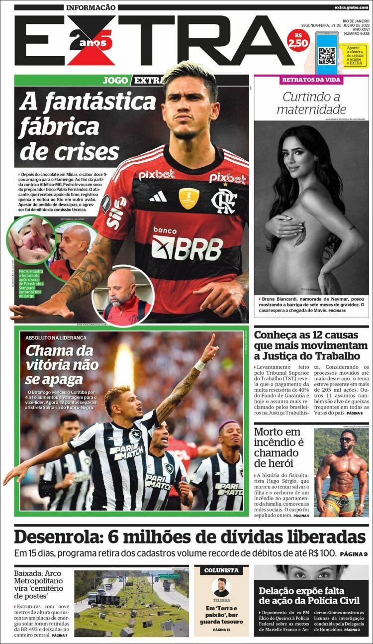 Portada de Extra (Brasil)