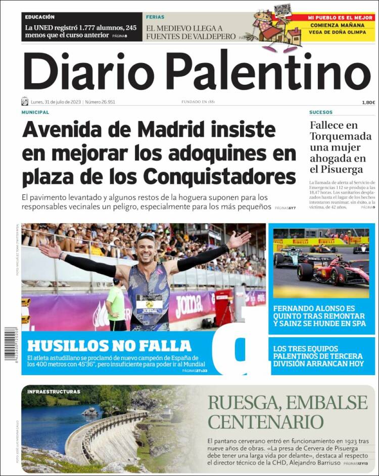 Portada de Diario Palentino (España)