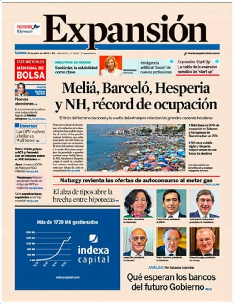 Portada de Expansión (Espa&ntilde;a)
