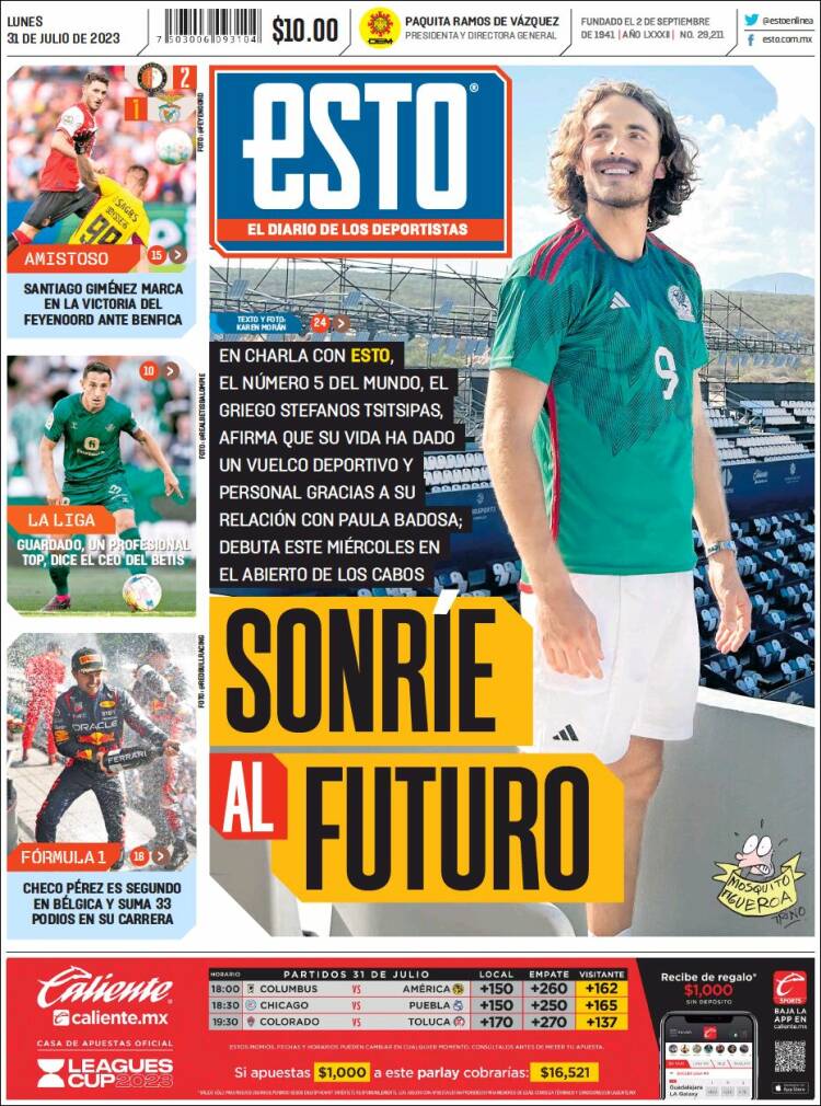 Portada de Esto (M&eacute;xico)