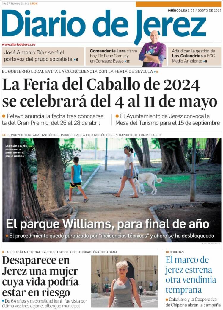 Portada de Diario de Jerez (España)