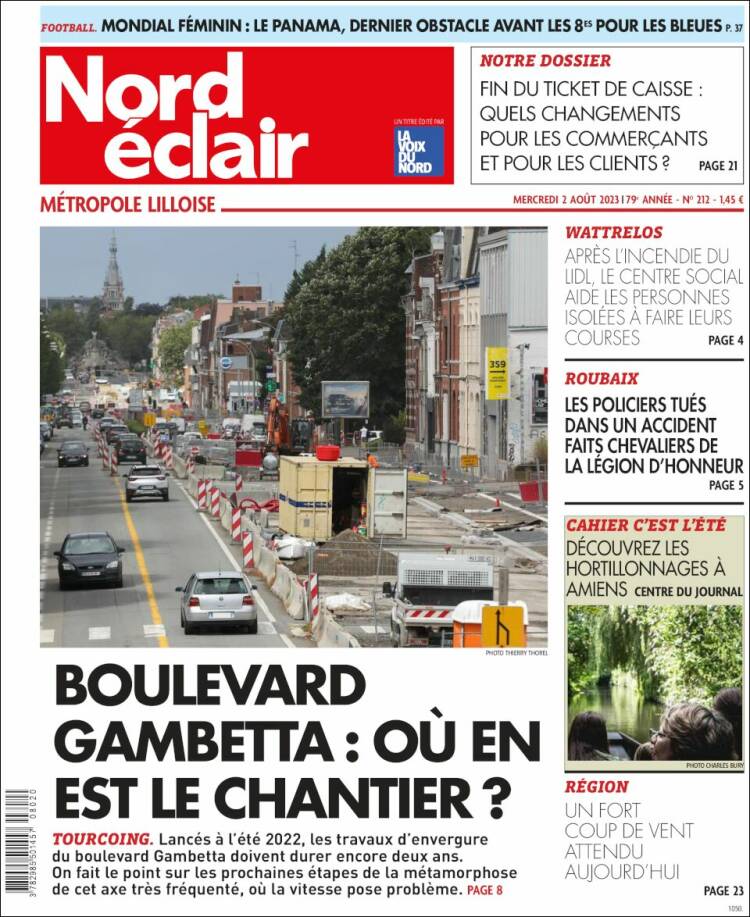 Portada de Nord Éclair (Francia)