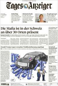 Portada de Tages-Anzeiger (Suisse)