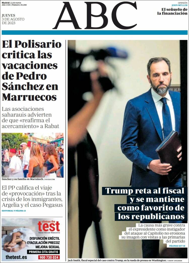 Portada de ABC (Spain)