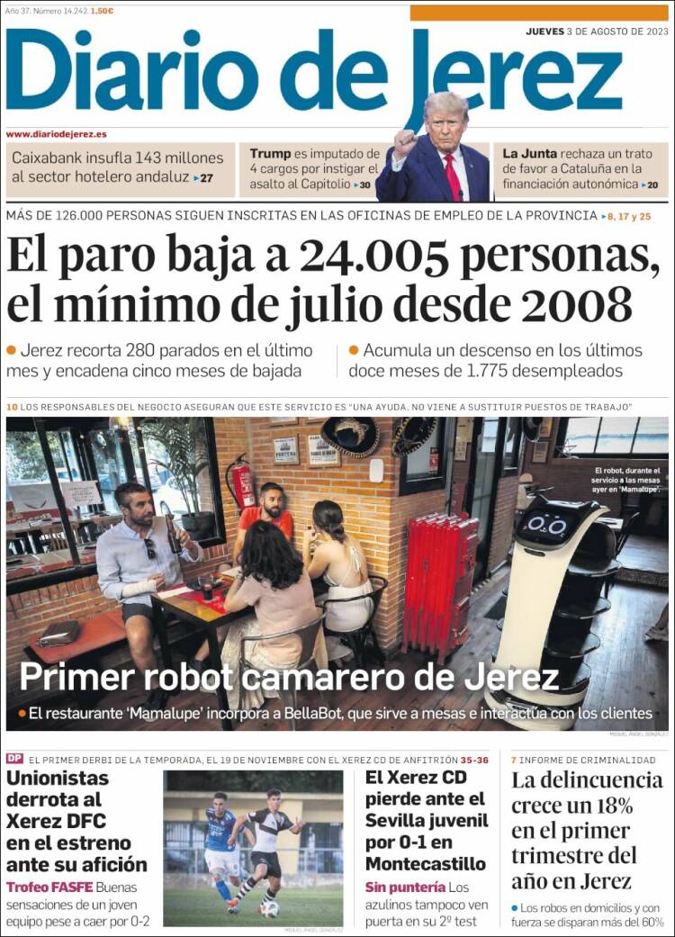 Portada de Diario de Jerez (Spain)
