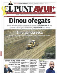 Portada de El Punt Avui (España)