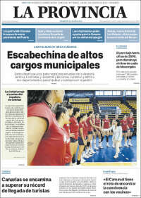 Portada de La Provincia (España)