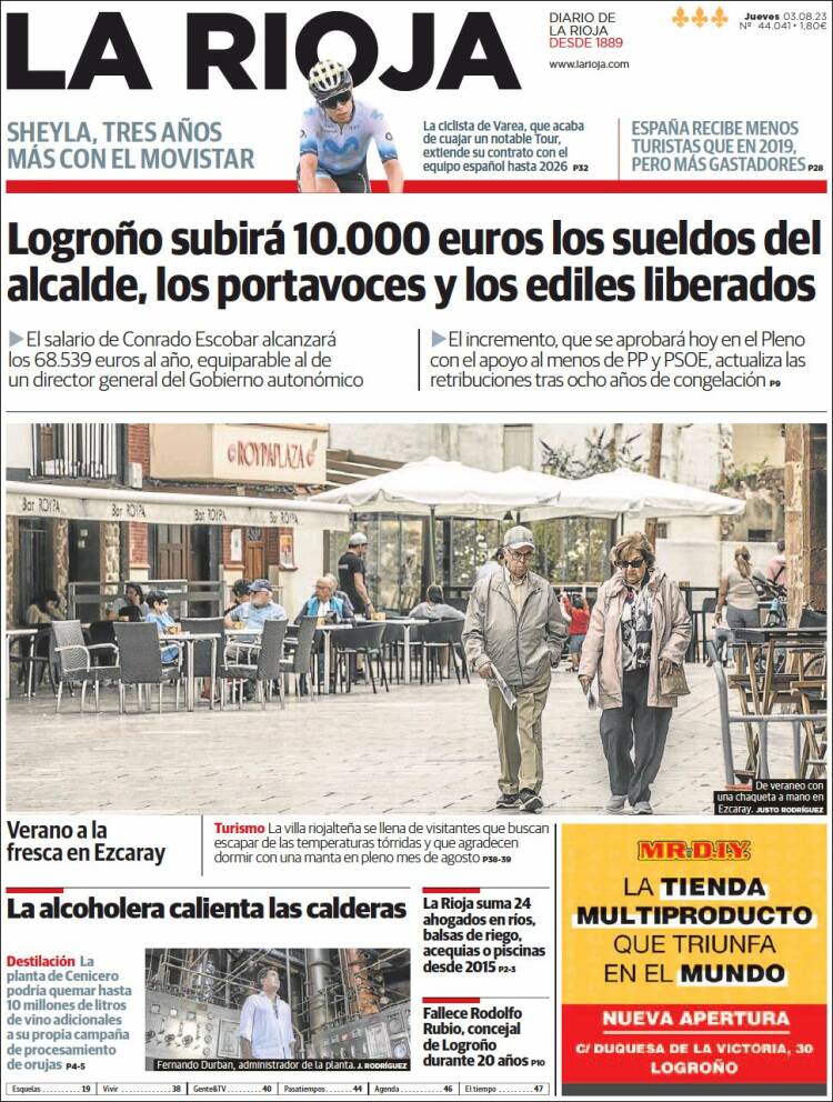 Portada de La Rioja (España)