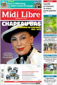 Portada de Midi Libre (Francia)