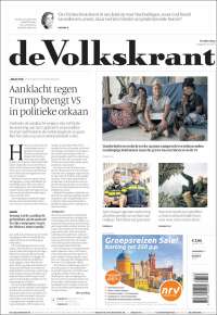 Portada de De Volkskrant (Pays-Bas)
