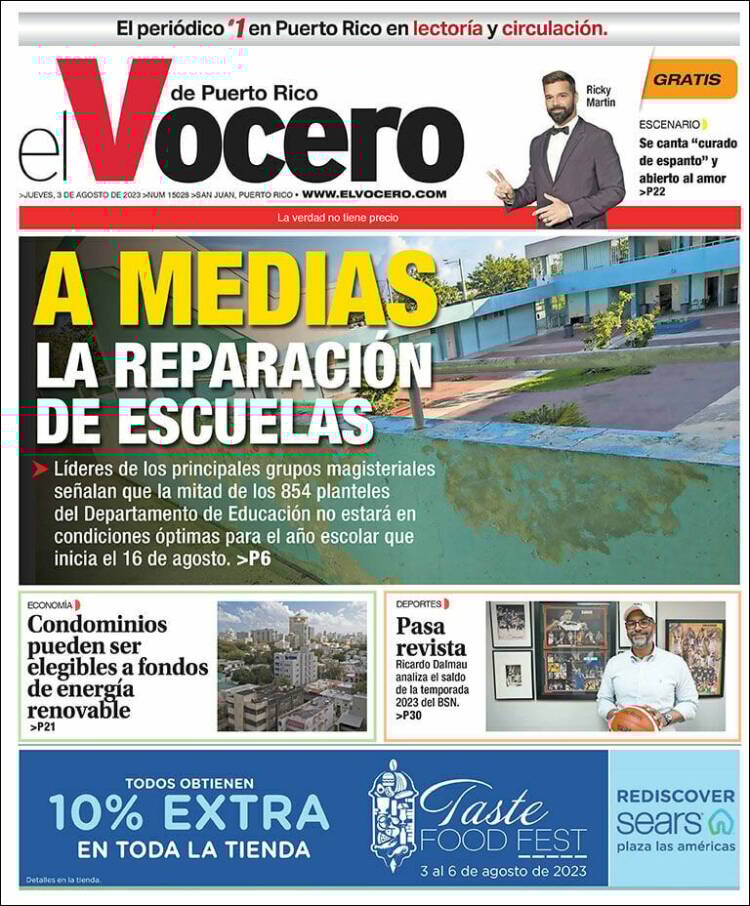 Portada de Vocero (Puerto Rico)