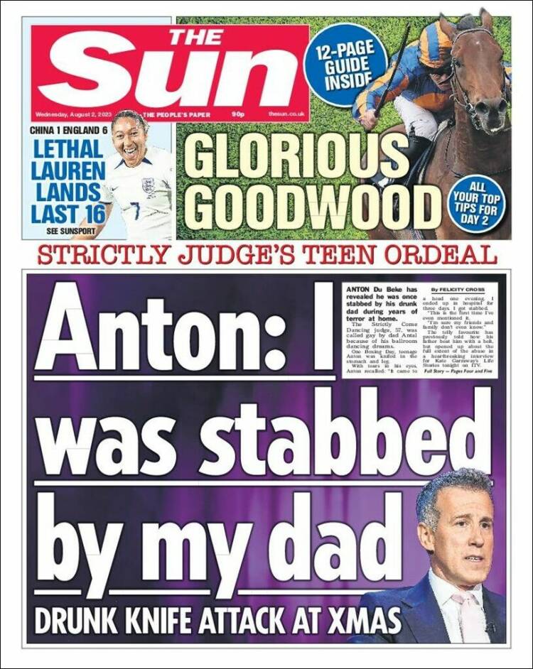 Portada de The Sun (Reino Unido)