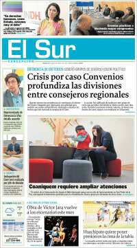 Portada de El Sur (Chile)