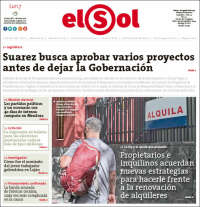 Portada de El Sol Diario (Argentina)
