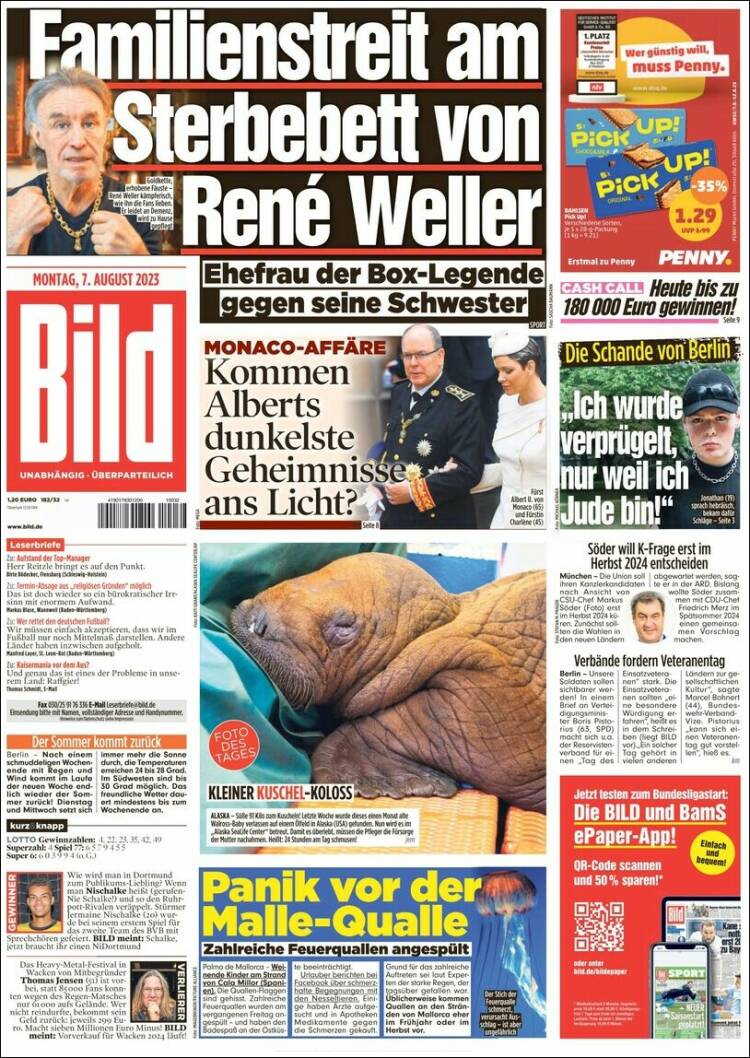 Portada de Bild (Alemania)