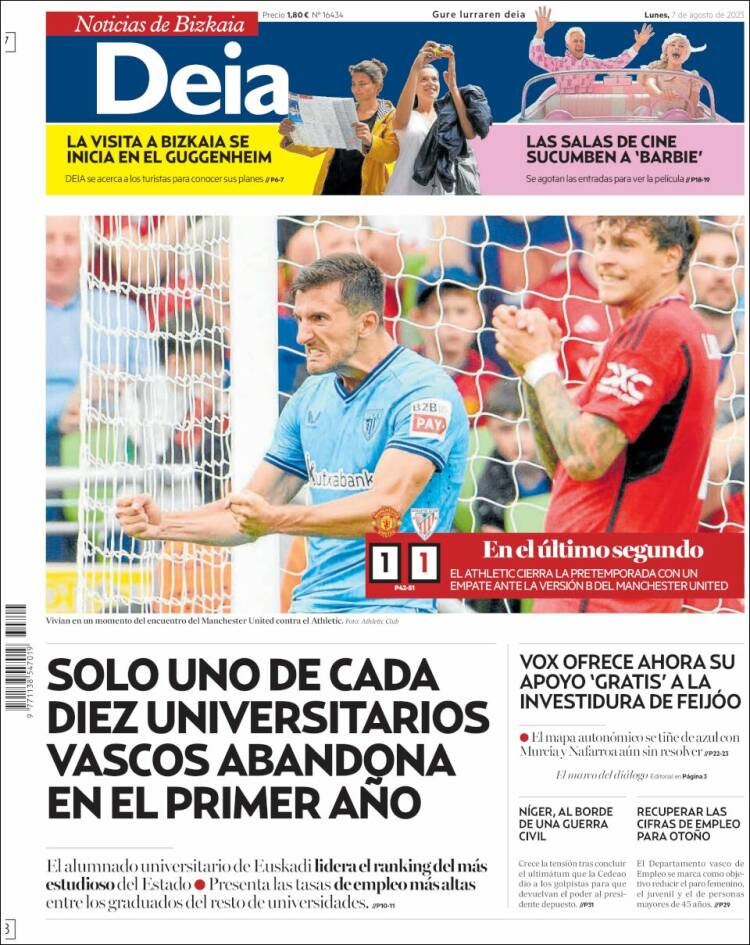 Portada de Deia (España)