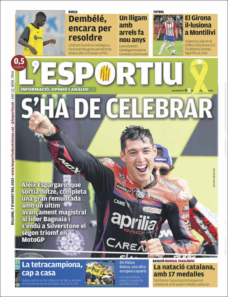 Portada de L'Esportiu (España)