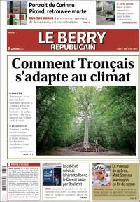 Portada de Berry Republicain (Francia)