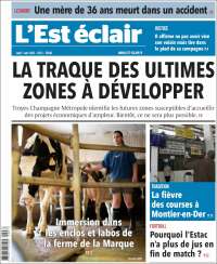 Portada de L'Est Eclair (Francia)