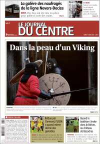 Portada de Le Journal du Centre (Francia)