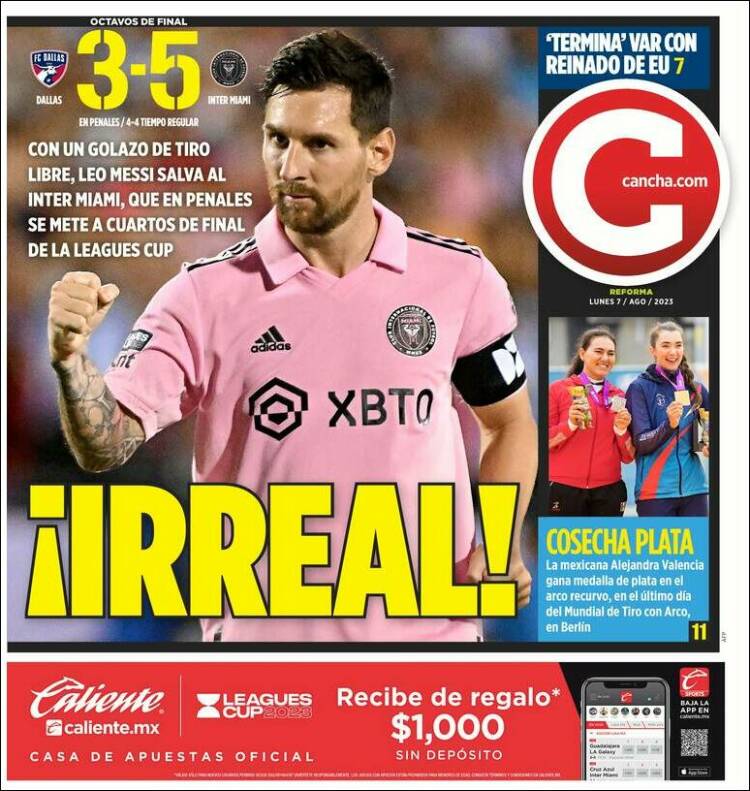 Portada de Cancha (M&eacute;xico)