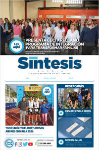 Portada de Síntesis - Puebla (M&eacute;xico)