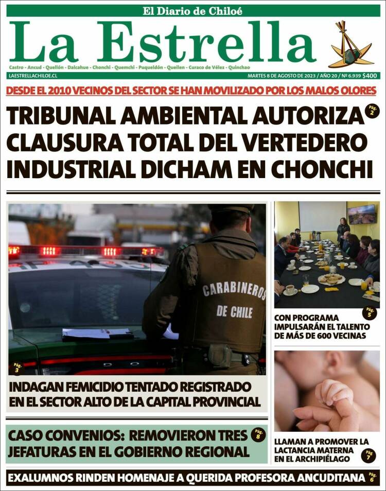 Portada de Estrella de Chiloé (Chile)