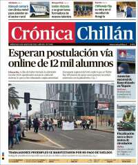 Portada de Crónica Chillán (Chile)