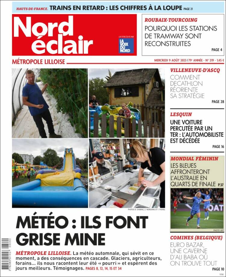 Portada de Nord Éclair (Francia)