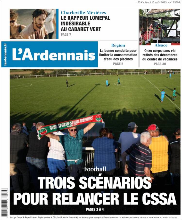 Portada de L'Ardenais (Francia)