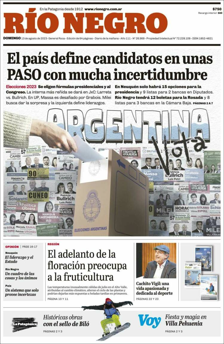 Portada de Rio Negro (Argentina)