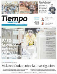 Portada de Tiempo Argentino (Argentina)