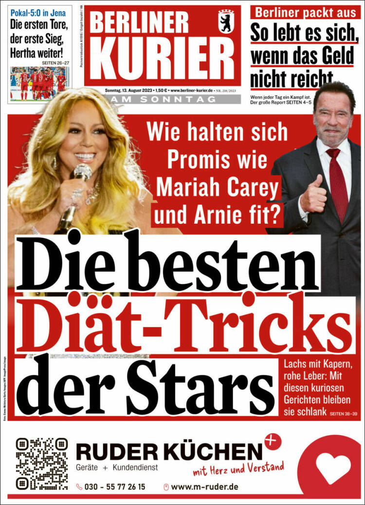 Portada de Berliner Kurier - Startseite BK (Alemania)