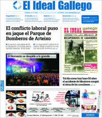 Portada de El Ideal Gallego (España)