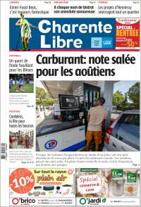 Portada de Charente Libre (Francia)