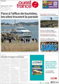 Portada de Ouest France (Francia)