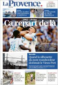 Portada de La Provence (Francia)