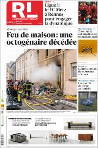 Portada de Le Republicain Lorrain (Francia)